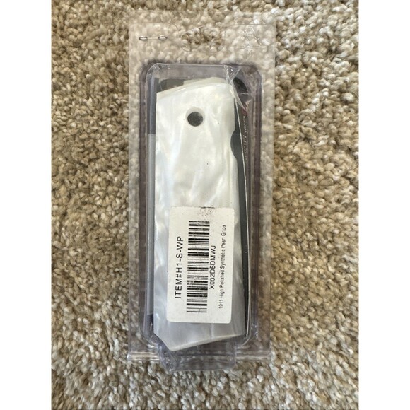1911 Full Size Polished Mother Of Pearl Grips NEW - Picture 2 of 3